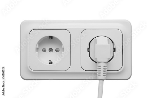 Outlet with power cord