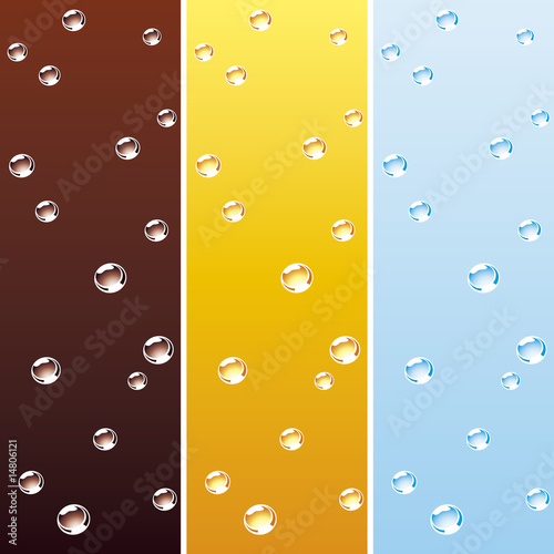 Luftblasen in Softdrinks