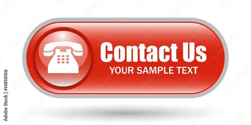Telephone Sign Contact Us Icon with Space for Text Telephone Sign Contact Us Icon with Space for Text