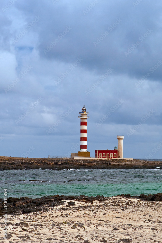 Fototapeta premium The lighthouse Faro de Toston, Fuerteventura.