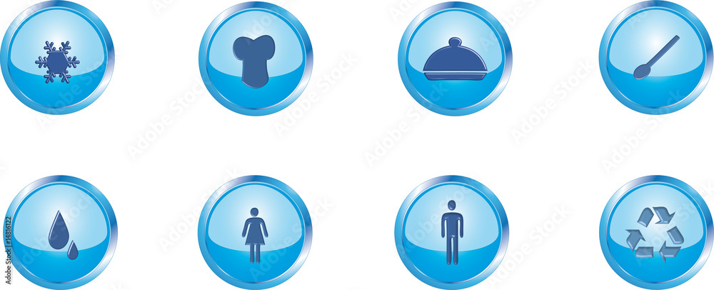 Icon Set for Restaurant Icon Set for Restaurant