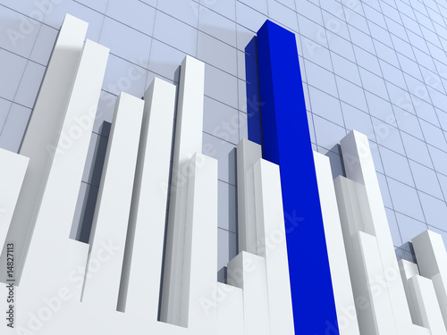 3d diagram  showing positive results