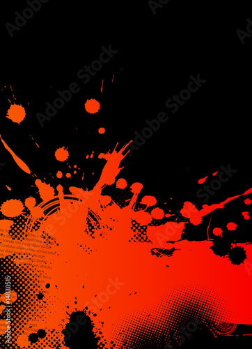 Abstract splash illustration. Vector