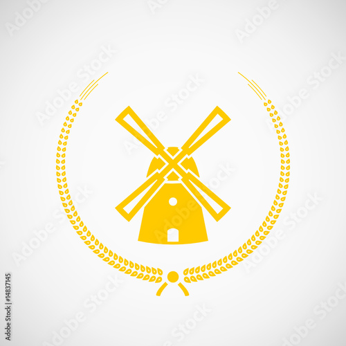 Agro industrial vector sign