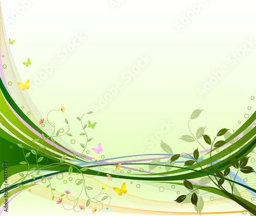 floral background - illustration