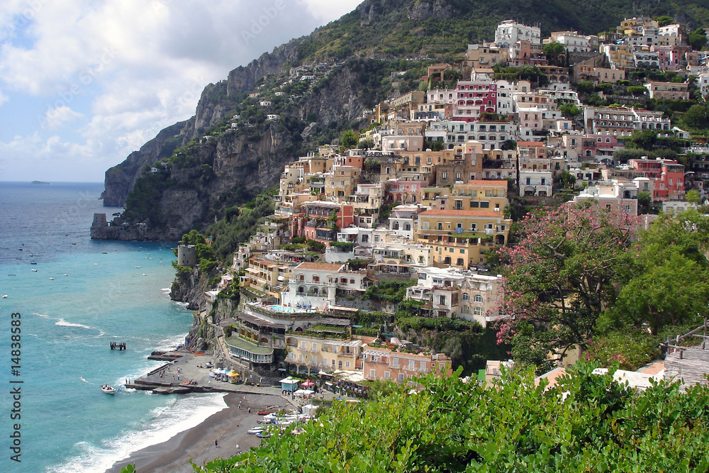 Positano at the Amalfi coast