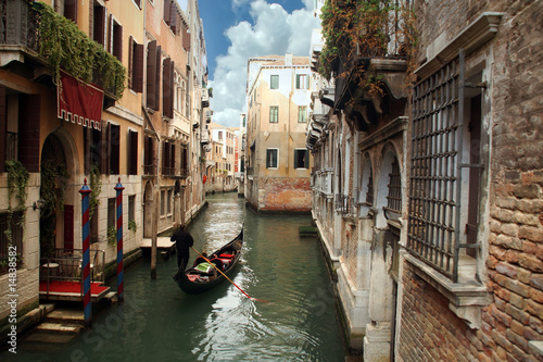 Gondolier in Venice, Italy © Silvy K.