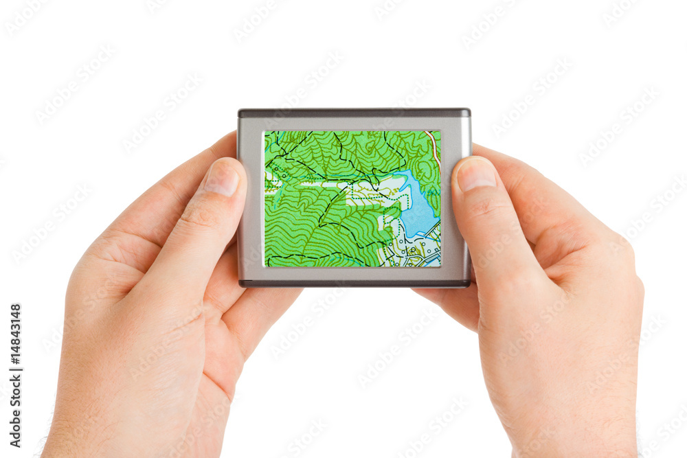 GPS in hands
