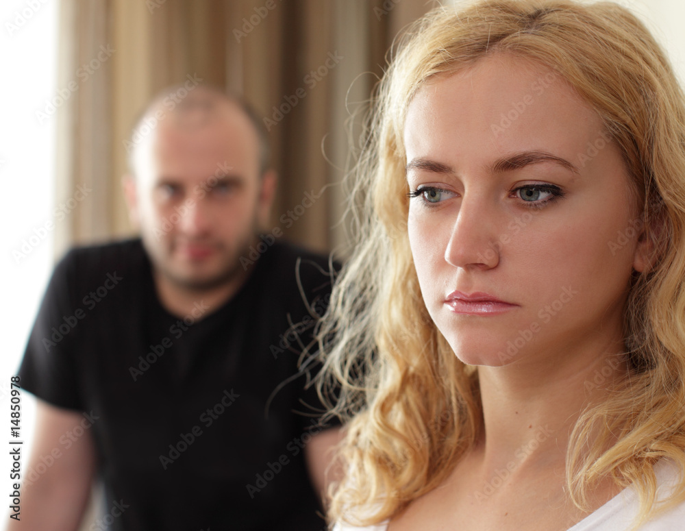 Conflict between man and woman Conflict between man and woman