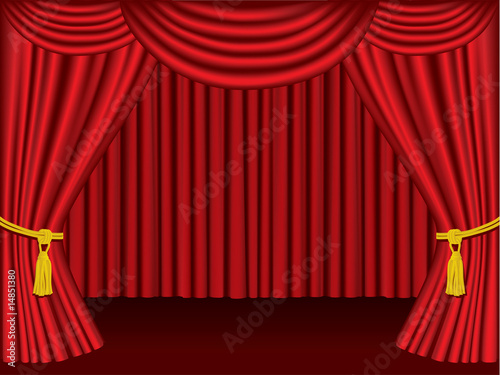 Theater curtains.  Grouped and layered for easy editing.