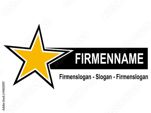 Firmenlogo Stern mit Schweif