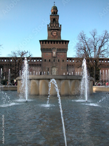 Sforzesco castle, Milan, Italy