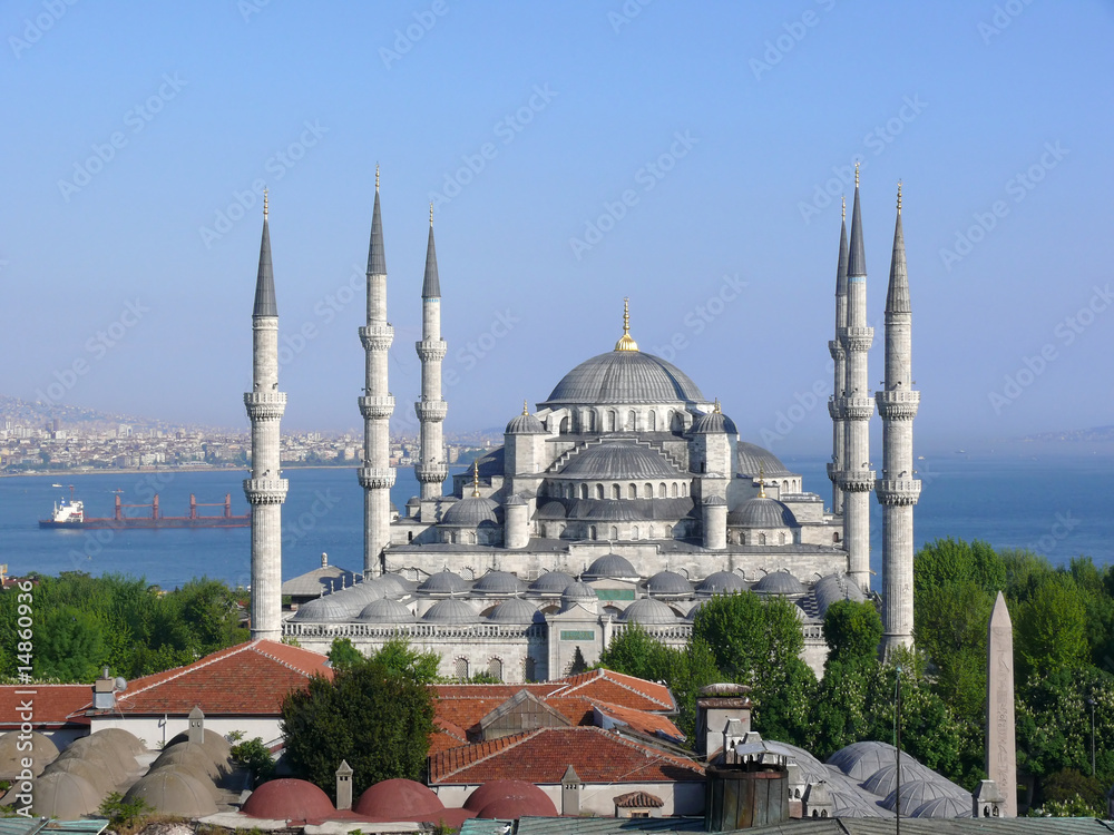 Obraz premium Blue mosque, Istanbul, Turkey