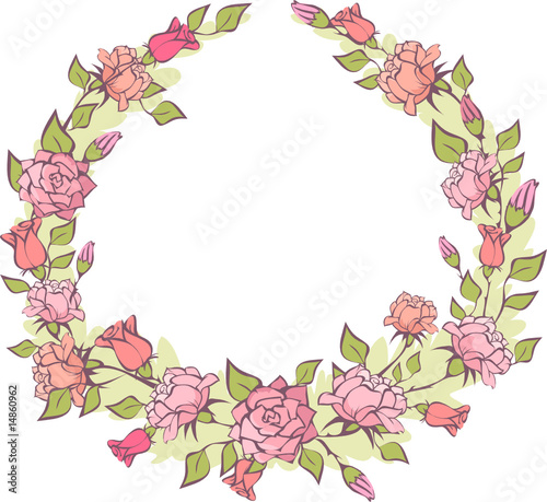 Rose wreath