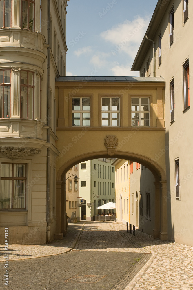 Fototapeta premium Durchgang zum Grünen Markt