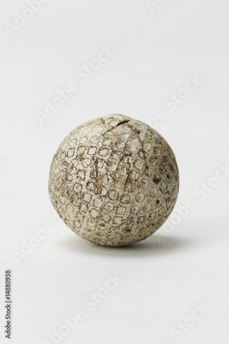 Closeup of vintage golf ball 2