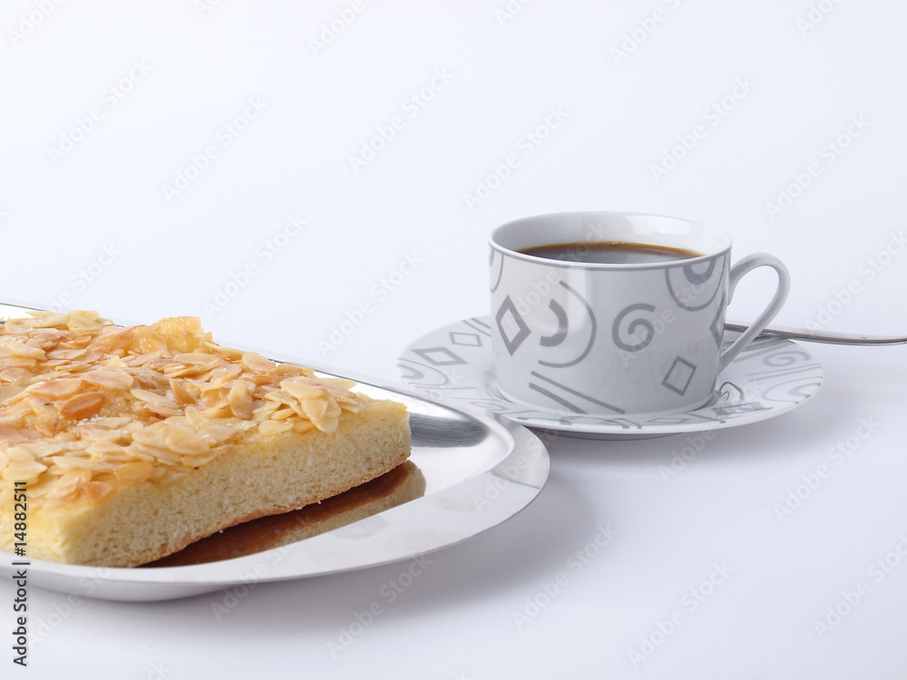 Butterkuchen mit Kaffee Butterkuchen mit Kaffee