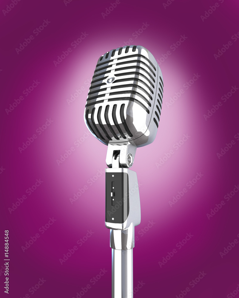 Fototapeta premium vintage microphone