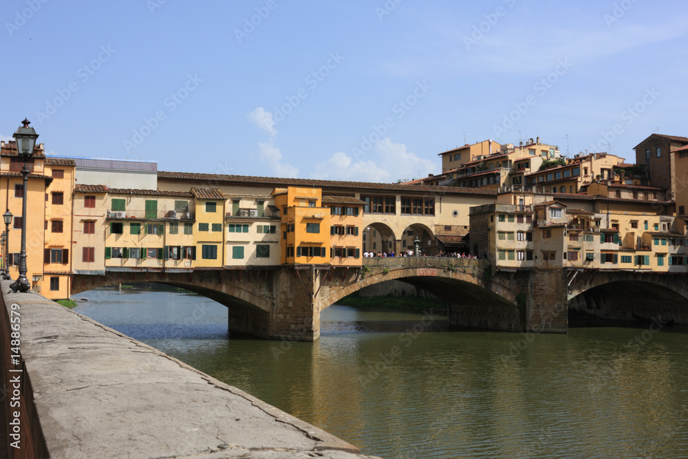Medieval bridge Ponte Vecchio in Florence