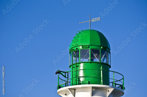 Green lighthouse