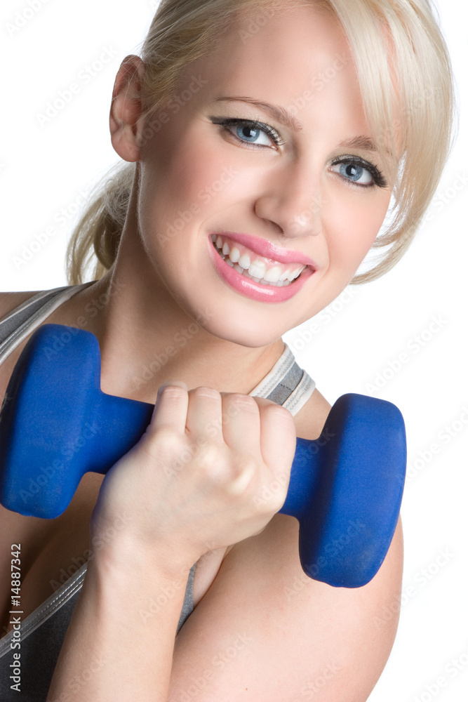 Smiling Workout Woman