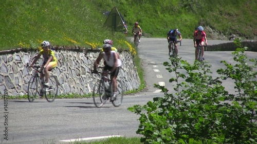 course cycliste en montagne