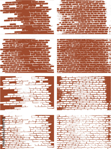 the vector brick wall set