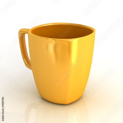 yellow cup