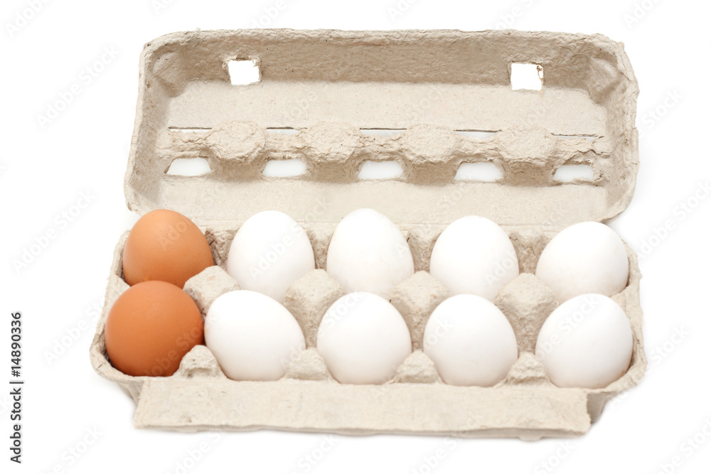 Egg in packing, groups of ten