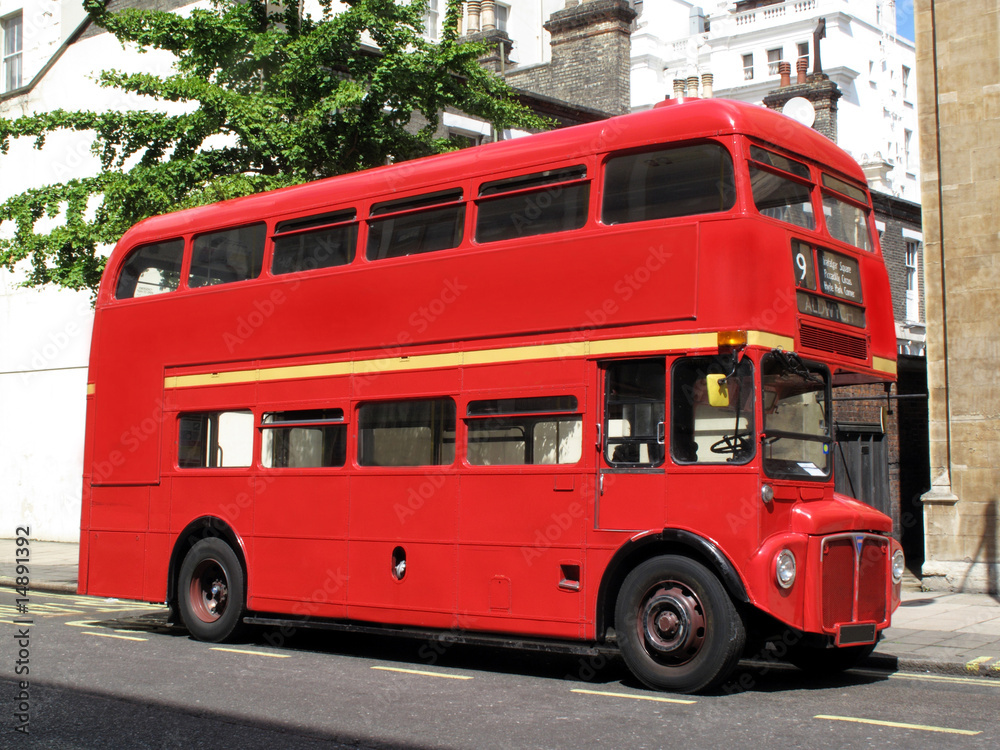 London Routemaster red double decker bus