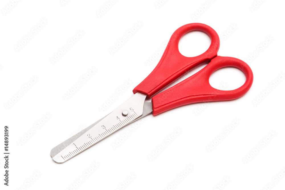 scissors with a ruler scissors with a ruler