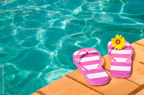 Poolside Flip Flops © Springfield Gallery