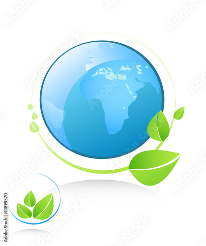 ecology icon. green concept.