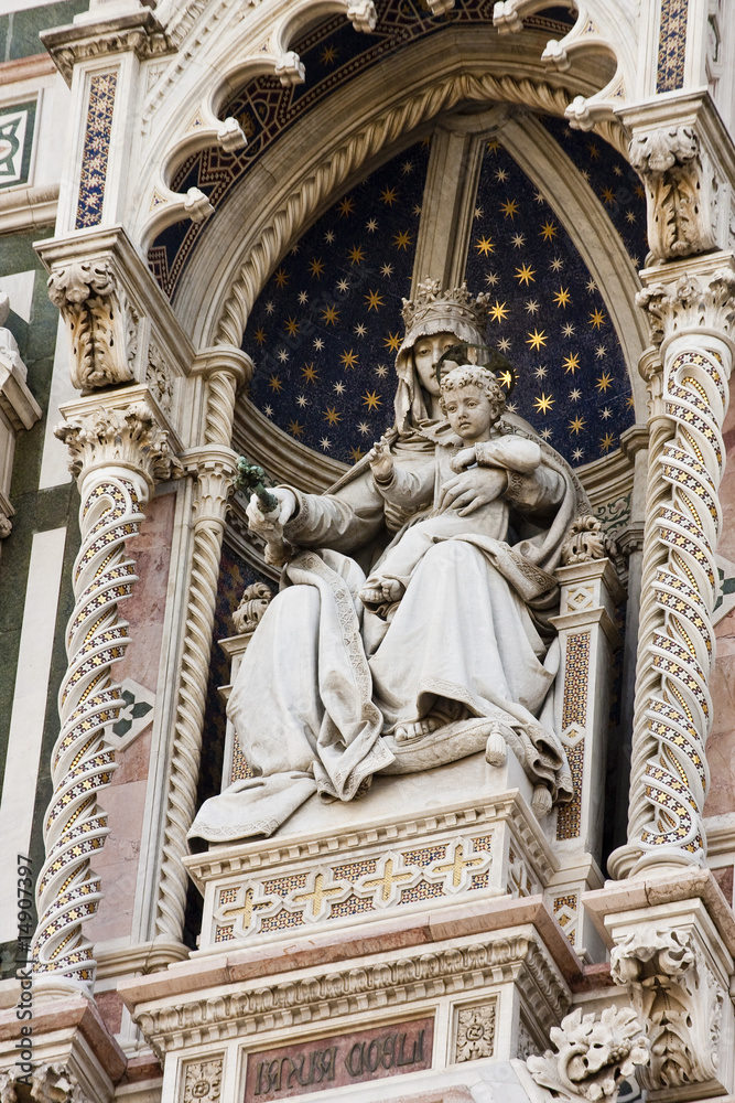 Statue on Facade of Santa Maria del Fiore