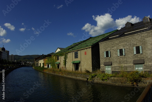 小樽運河沿い倉庫