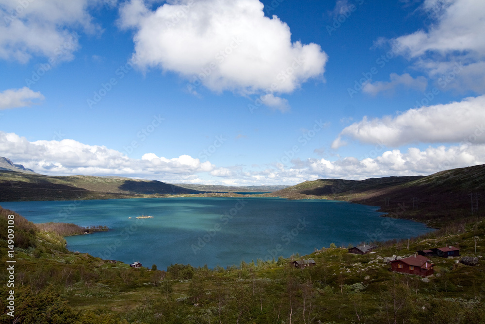 Gebirgssee in Norwegen