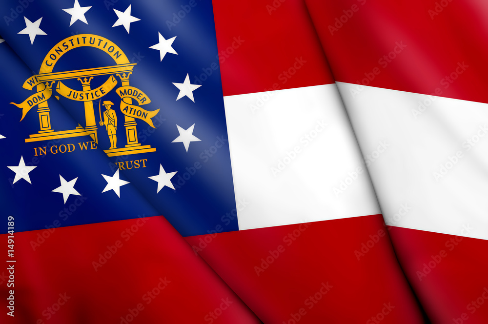 Flag pin - Georgia (USA)