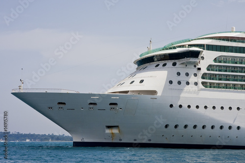 Bow of Large Cruise Ship © dbvirago