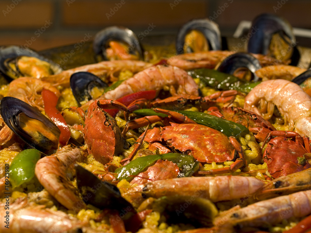 Spanish paella Spanish paella