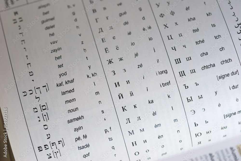 Obraz premium alphabets