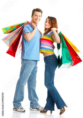 Shopping couple