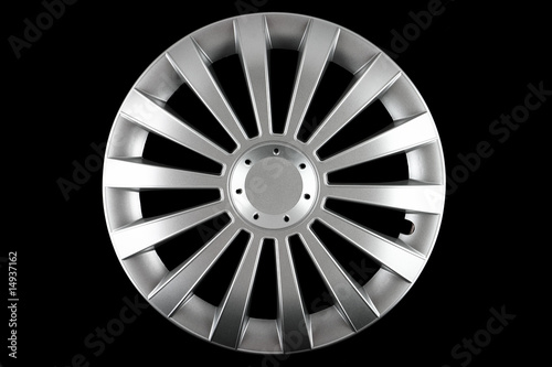 hubcap isolated photo