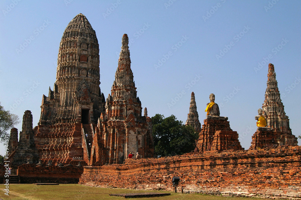 Temple in Ayuttaya North Thailand Temple in Ayuttaya North Thailand