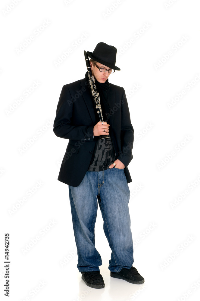 Music performer, clarinet