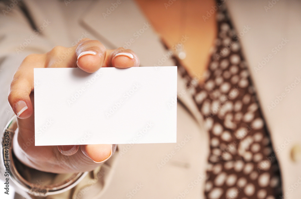 Obraz premium business card