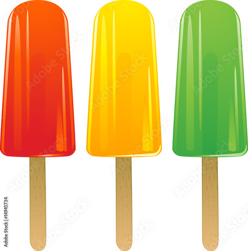 fruit ice lollies