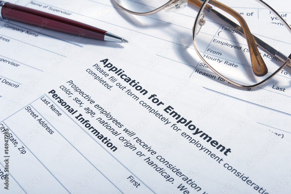 employment application job employment application job