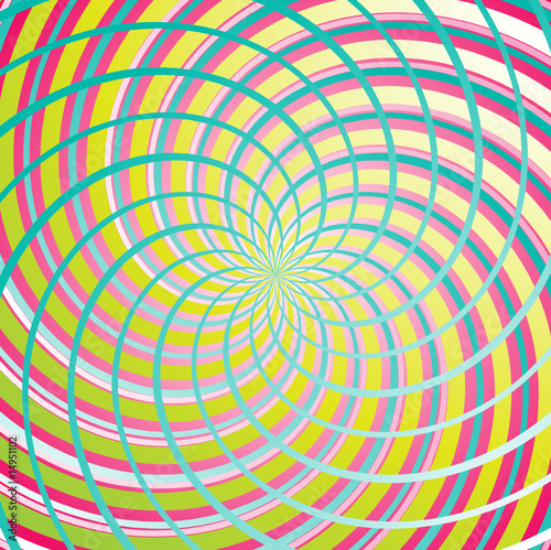 Cute colorful twirled background