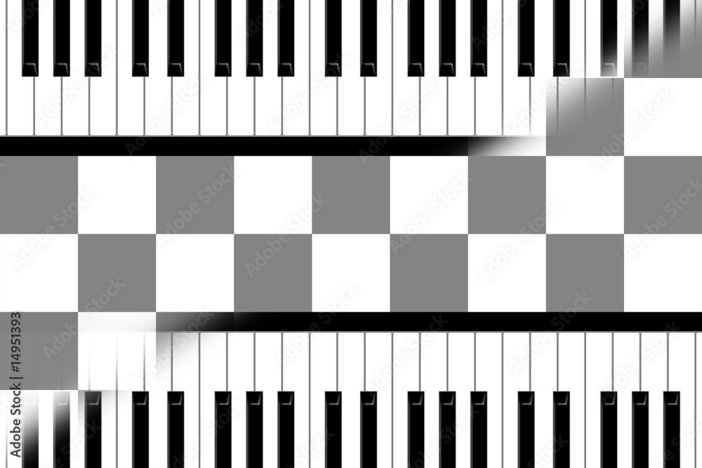Fototapeta premium abstract piano