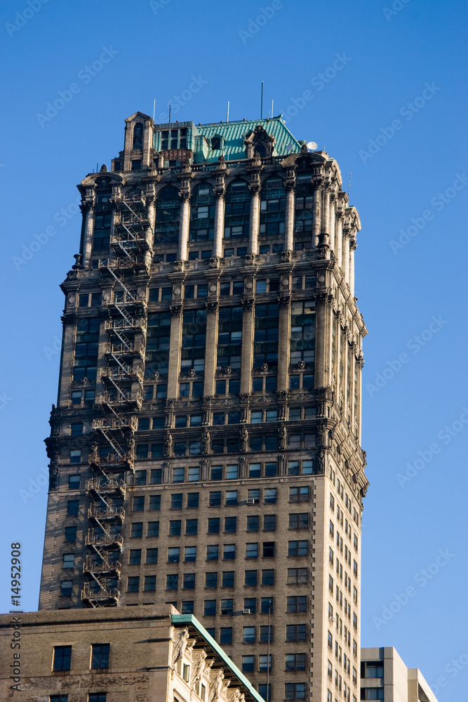 Fototapeta premium Immeuble abandonné a Detroit